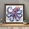 5D Diamond Painting Kits for Beginners,Animal Special Shape Diamond Art Kits for Purple Octopus DIY Crystal Rhinestones Paint by Diamonds and Crafts for Adults Home Wall Decor 12 X 12inch